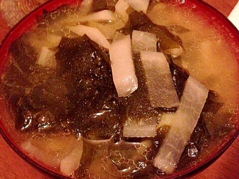 豚の角煮で余った茹で汁をリメイク☆豚汁風味噌汁